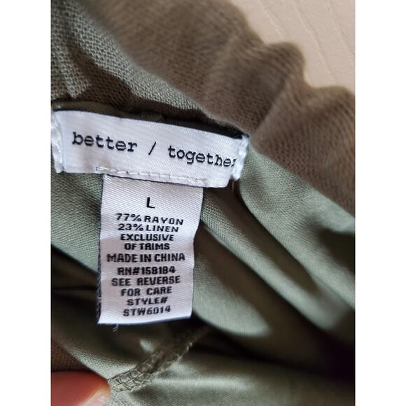 better / together Pull-on Lined Shorts, NWT, Large - Picture 5 of 5